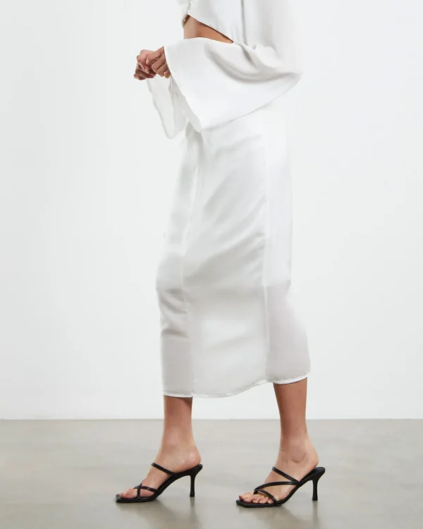 Cheap SNDYS Jada Skirt White