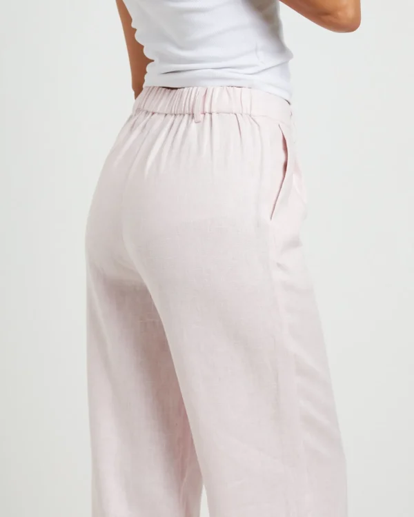 Cheap SUBTITLED Jemimah Linen Trousers In Fairy Floss