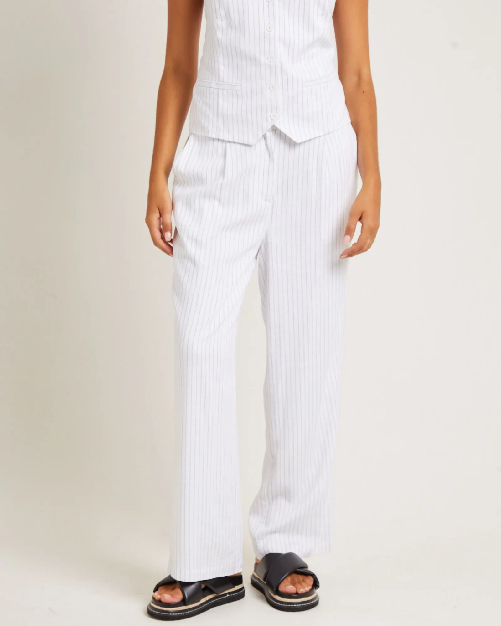 jemimah_pinstripe_pants_w_0.webp Discount SUBTITLED Jemimah Pinstripe Pants White