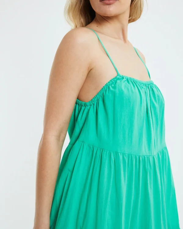 Outlet CHARLIE HOLIDAY Jenna Maxi Dress Green