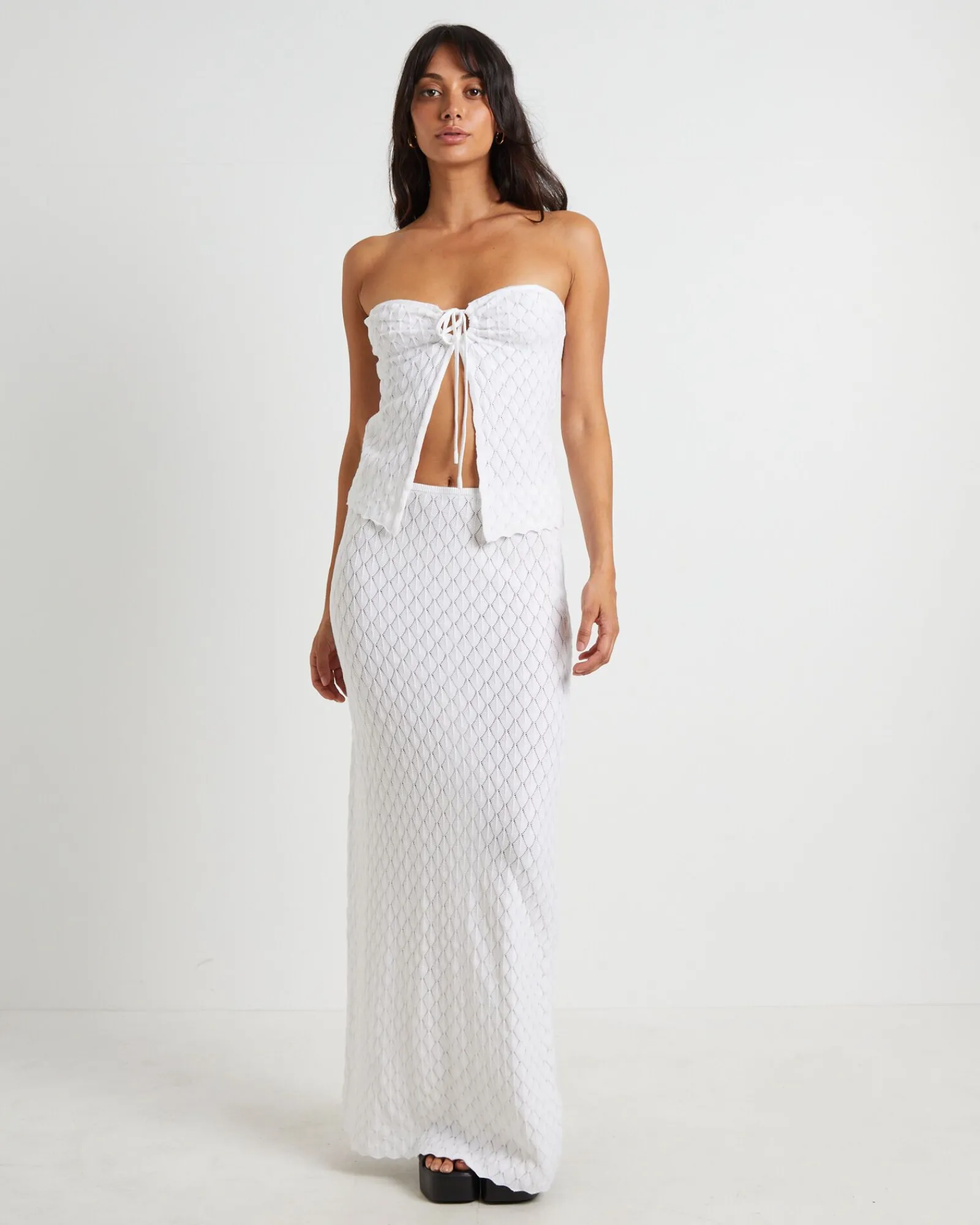 josie_crochettie_tie_fron_2.webp Best Sale SUBTITLED Josie Crochettie Tie Front Top In White