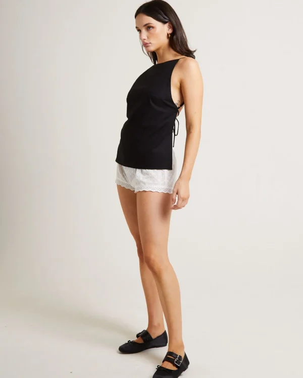 Flash Sale SUBTITLED Kaia Backless Tunic Top In Black