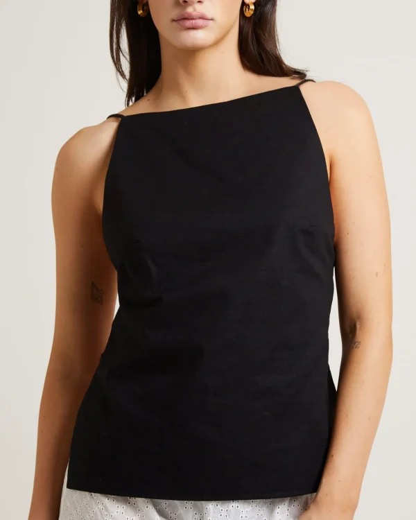 Flash Sale SUBTITLED Kaia Backless Tunic Top In Black