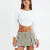 Clearance ALICE IN THE EVE Kaylee Knit Corset Top White