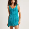 Outlet FLEUR BY BLANCA STUDIO Kendall Mini Dress In Turquoise