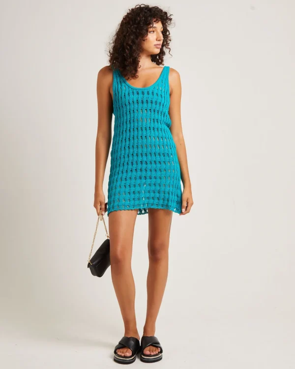 Outlet FLEUR BY BLANCA STUDIO Kendall Mini Dress In Turquoise