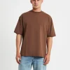 Best STANDARD JEAN CO Kerning Short Sleeve T-Shirt In Brown