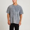 Fashion BLACK NOISE WHITE RAIN Killie Acid Short Sleeve T-Shirt