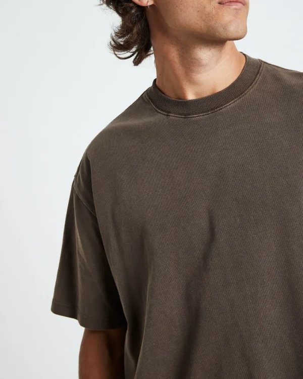 Online BLACK NOISE WHITE RAIN Killie T-Shirt Umber Brown