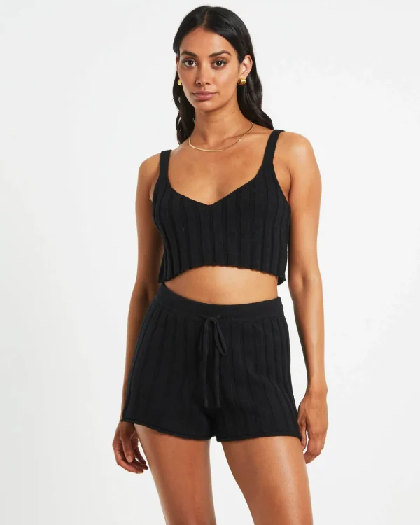 Shop SUBTITLED Knit Tank Top In Black