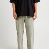 New INSIGHT Knocker Wide Leg Jeans Green