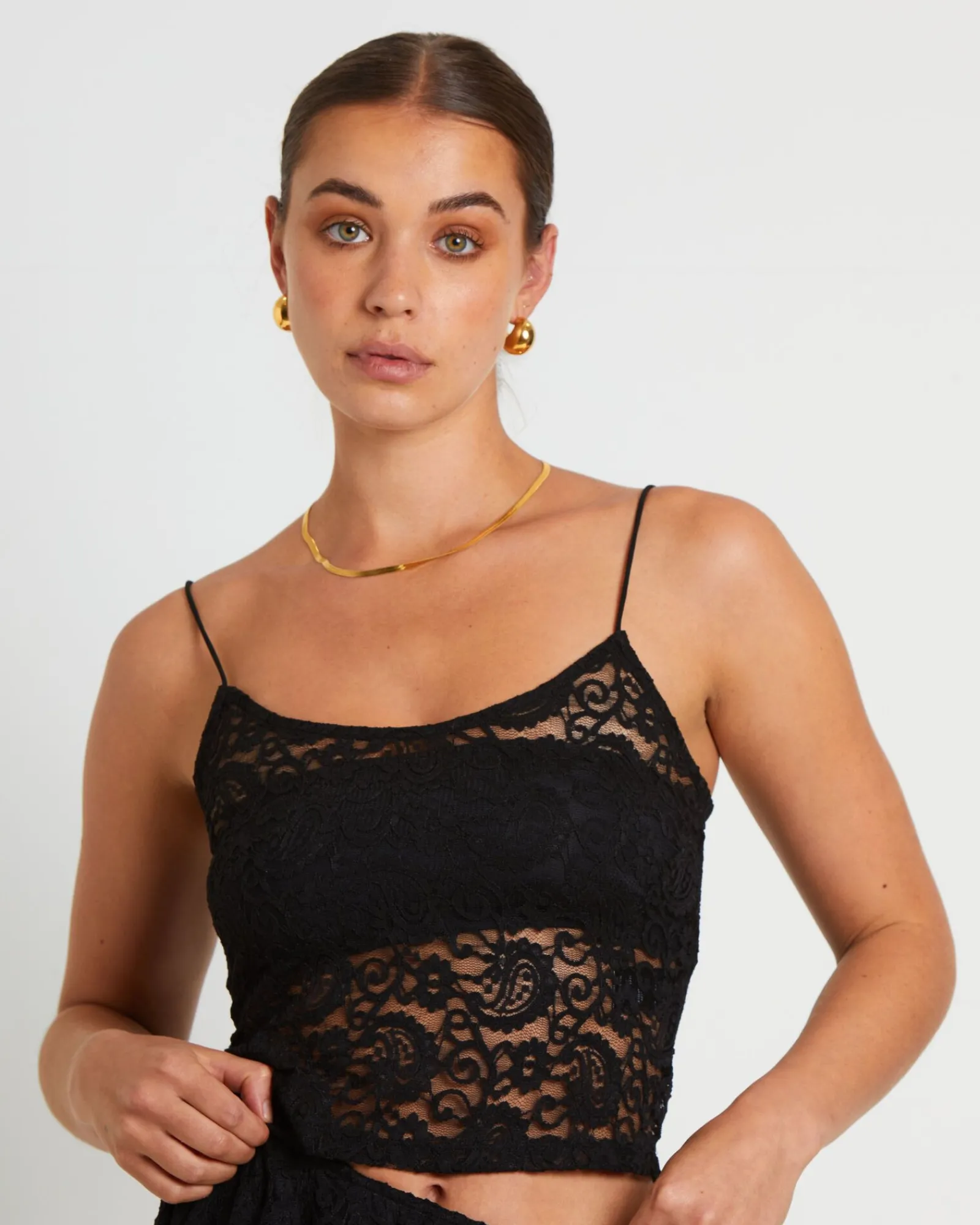lace_tank_top_in_black_4.webp Hot ALICE IN THE EVE Lace Tank Top In Black