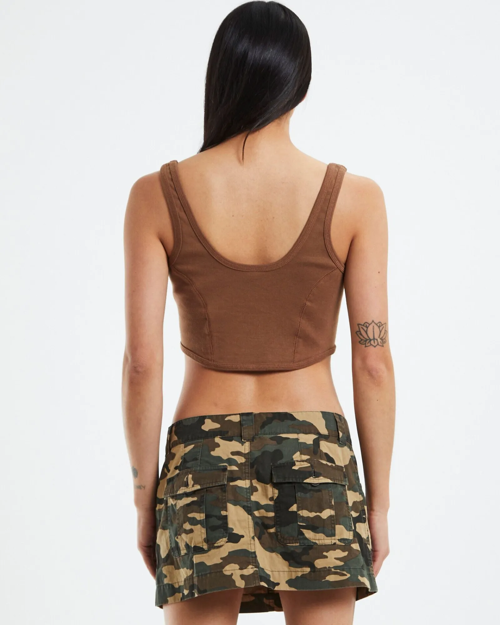lady_tank_top_brown_1.webp Flash Sale X GIRL Lady Tank Top Brown