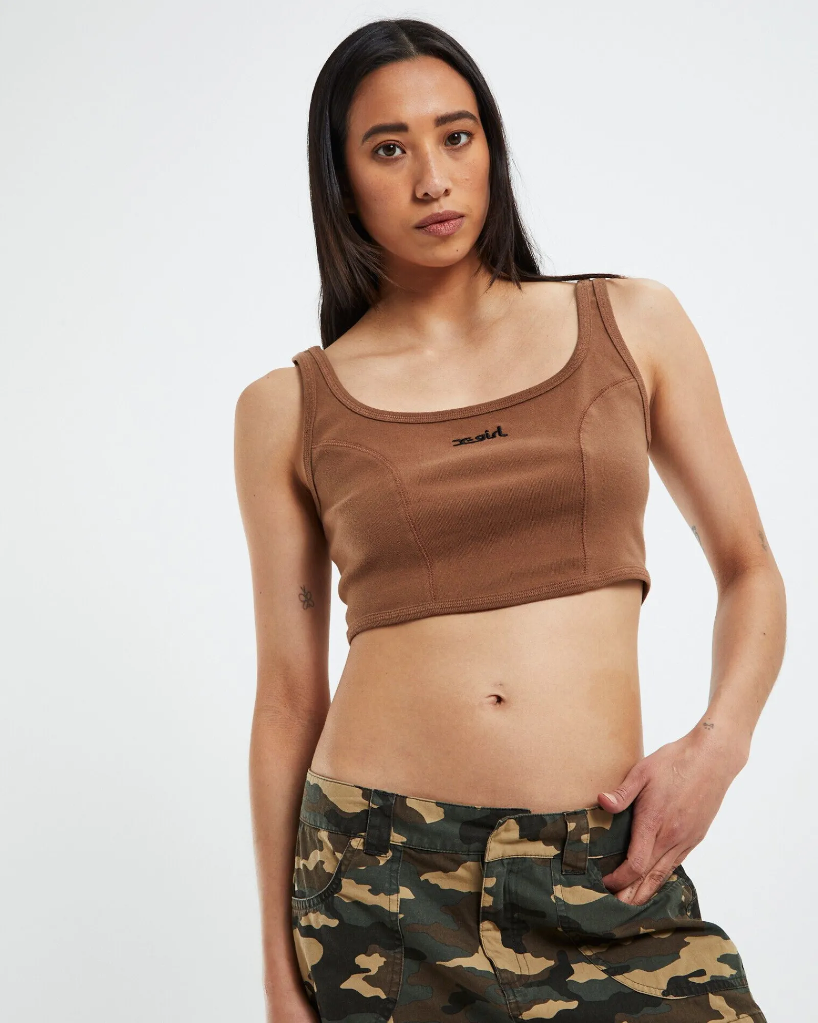 lady_tank_top_brown_4.webp Flash Sale X GIRL Lady Tank Top Brown
