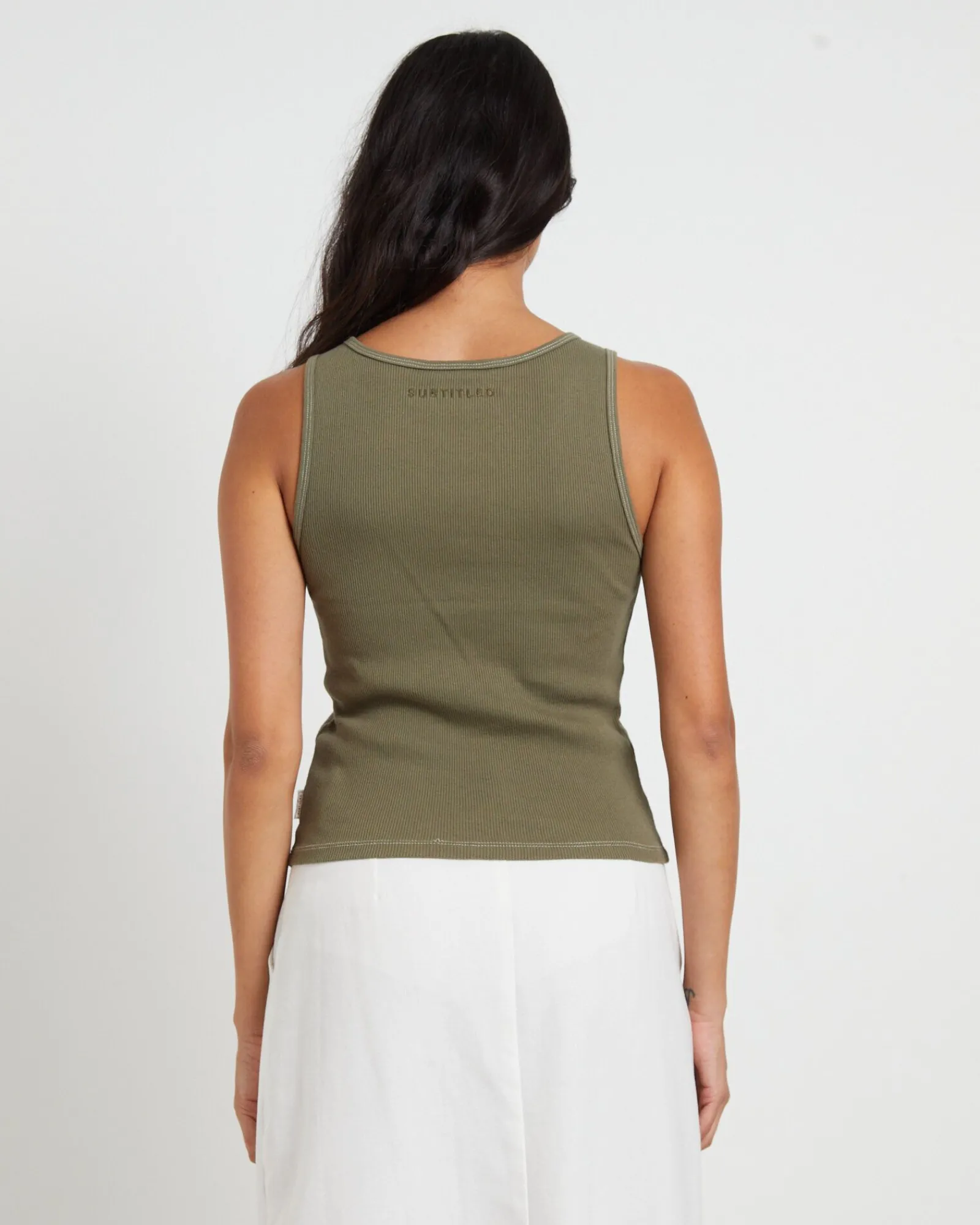 lagoon_muscle_tank_top_in_1.webp Best Sale SUBTITLED Lagoon Muscle Tank Top In Khaki