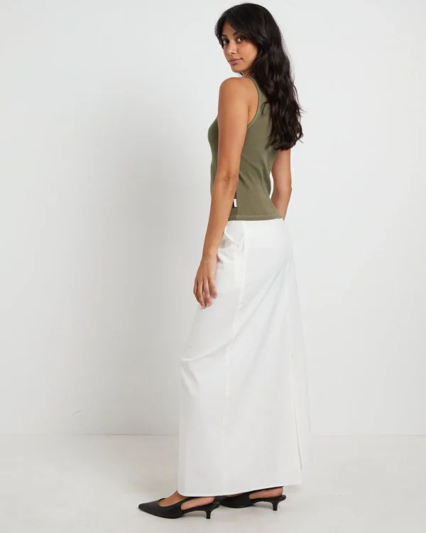 Best Sale SUBTITLED Lagoon Muscle Tank Top In Khaki