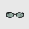Clearance LE SPECS Le Sustain Sunglasses Outta Trash Black/Khaki Mono