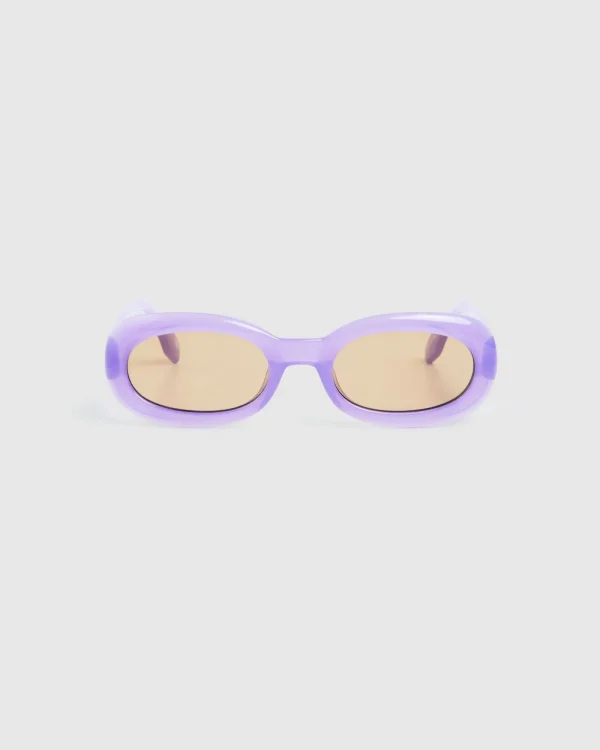 Sale LE SPECS Le Sustain Sunglasses Outta Trash Wisteria Tan Tint