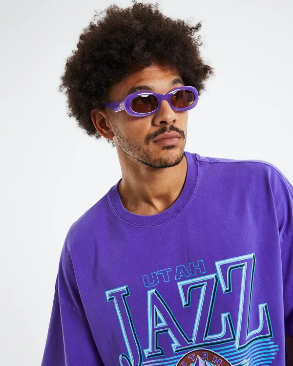 Sale LE SPECS Le Sustain Sunglasses Outta Trash Wisteria Tan Tint