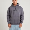 Fashion FORMER Legacy Emb Hoodie Iron Grey