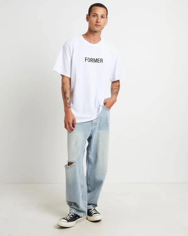 Best FORMER Legacy Short Sleeve T-Shirt In White