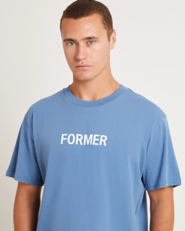 Sale FORMER Legacy Short Sleeve T-Shirt In Cadet