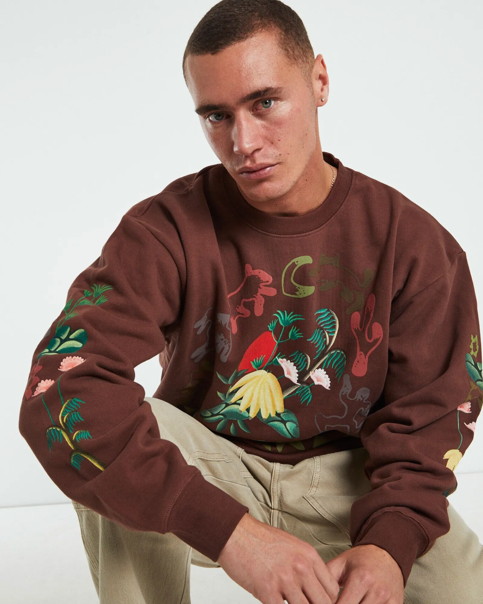 life_cycle_crewneck_jumpe_5.webp Flash Sale MARKET Life Cycle Crewneck Jumper In Acorn Brown