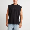 Online AFENDS Limits Recycled Sleeveless Tank Tee In Black