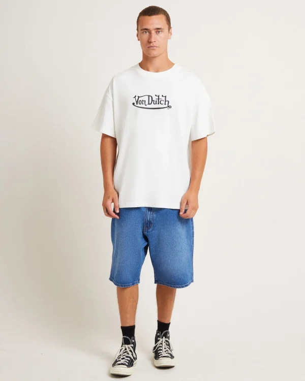 Store VON DUTCH Logo Mens Short Sleeve T-Shirt