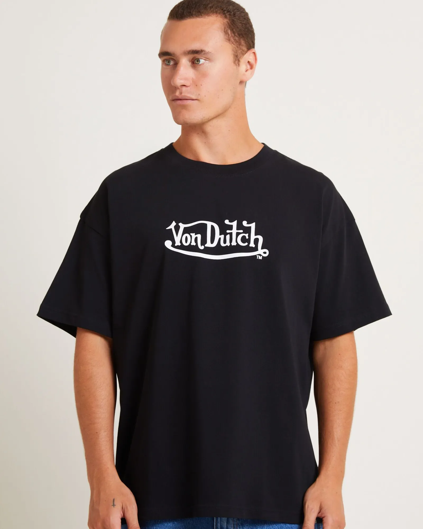 logo_mens_short_sleeve_ts_4.webp Fashion VON DUTCH Logo Mens Short Sleeve T-Shirt