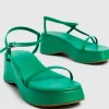 Discount ALICE IN THE EVE Lola Flatform Sandals Fern Green