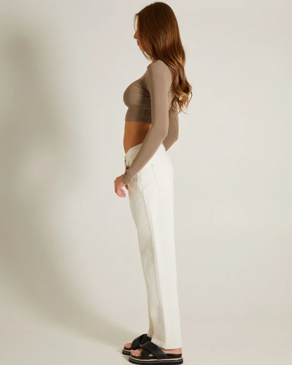 Outlet GENERAL PANTS CO. BASICS Long Sleeve Crop