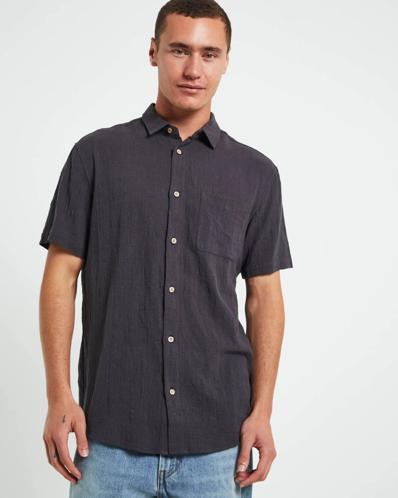 louie_shirt_in_black_4.webp New INSIGHT Louie Shirt In Black