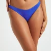 Cheap SUBTITLED Low Waisted Classic Bikini Bottoms In Cobalt Blue