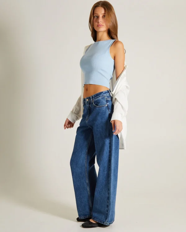 Sale GENERAL PANTS CO. BASICS Luxe Knit Slim Fit Tank Top