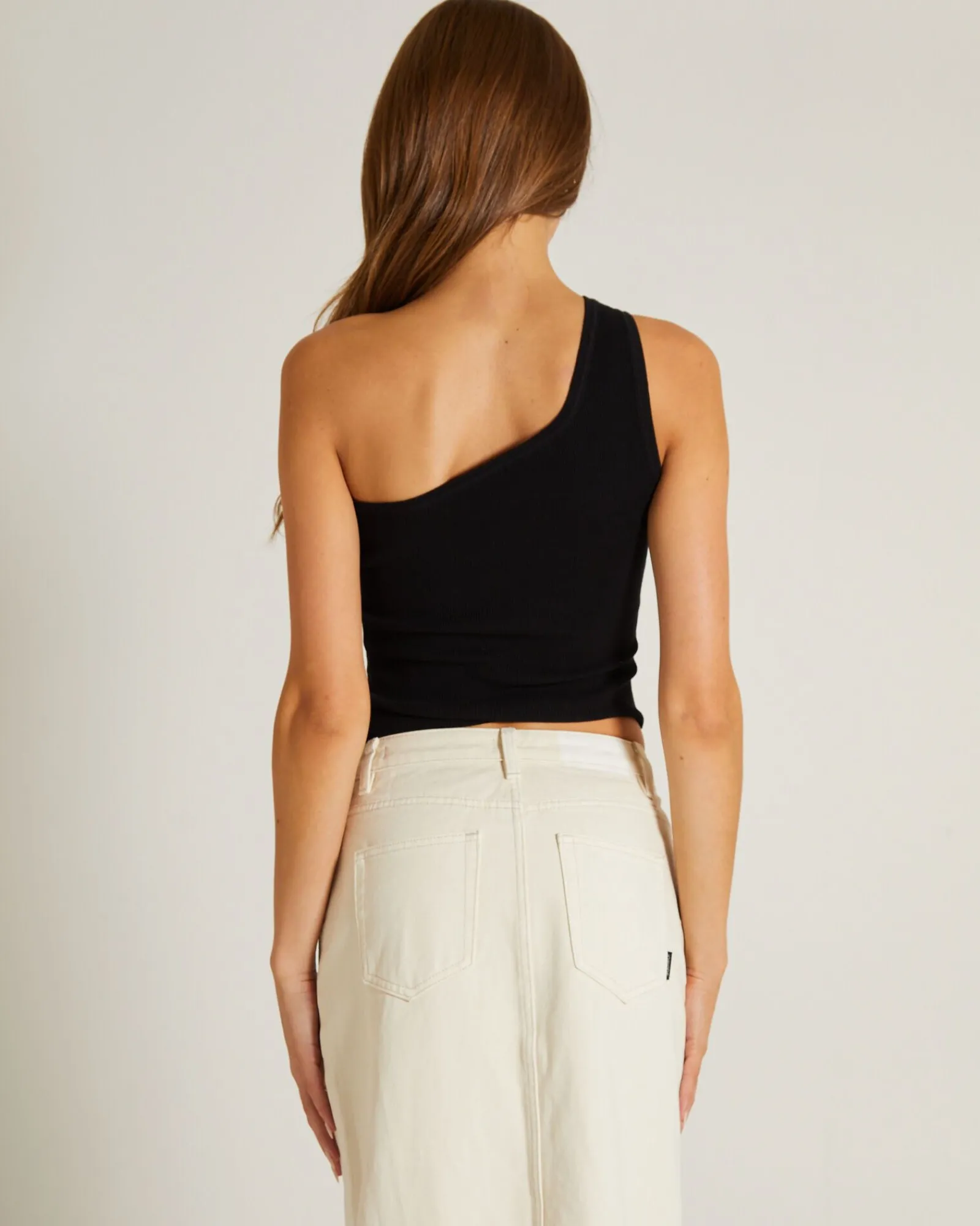 luxe_knitted_one_shoulder_1-2.webp Fashion GENERAL PANTS CO. BASICS Luxe Knitted One Shoulder Top In Black
