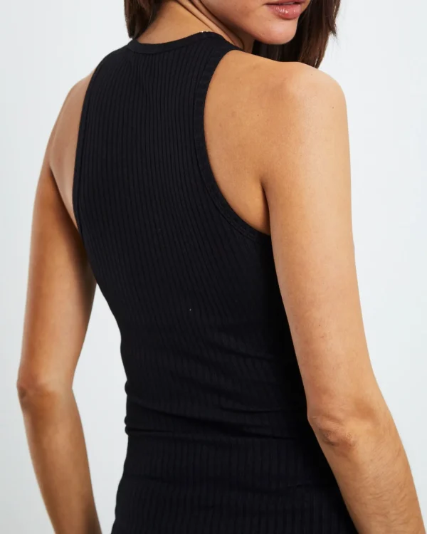 Fashion NOBODY DENIM Luxe Rib Tank Top Black