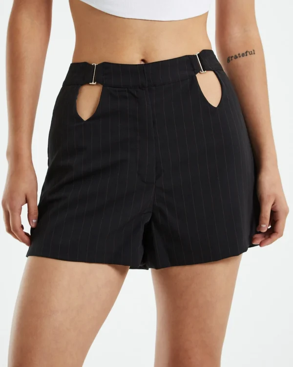 Flash Sale ALICE IN THE EVE Maeve Cut Out Shorts Black