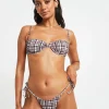 Sale SUBTITLED Malia Gingham Underwire Bikini Set