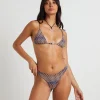 Outlet SUBTITLED Mally Printed Triangle Bead Bikini Set In Assorted