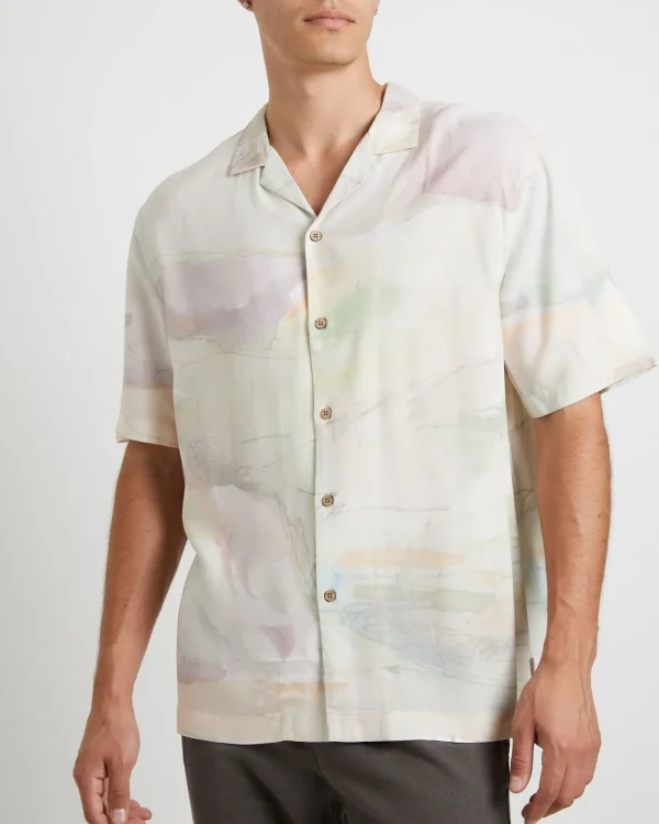 Store ARVUST Mansfield Short Sleeve Restor Shirt In Multi