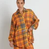Sale CHARLIE HOLIDAY Maple Long Sleeve Shirt In Camden Check