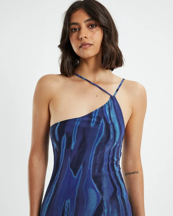 Outlet MOTEL ROCKS Marda Mini Dress Bleed Blue