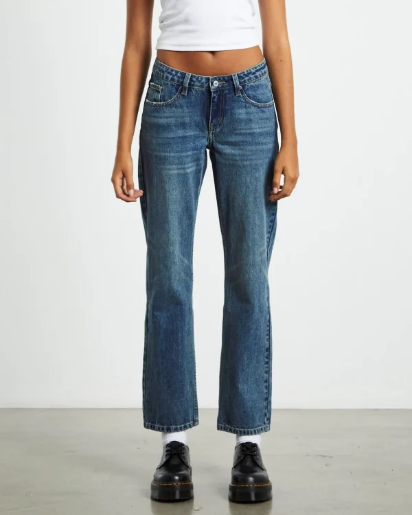 Flash Sale NEON HART Marley Low Rise Straight Leg Jeans Vintage Tint Blue