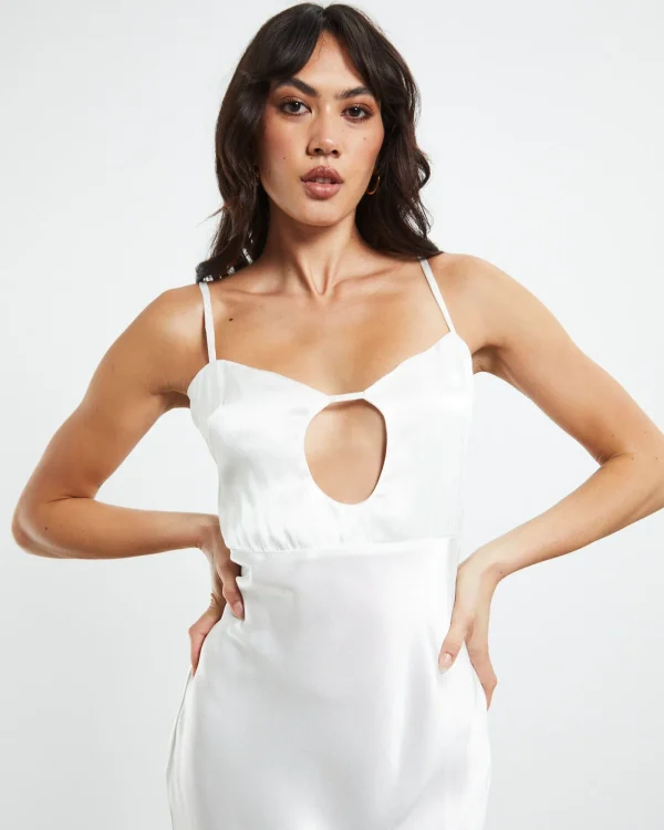 Online SNDYS Matisse Dress Oyster White