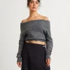 Cheap ALICE IN THE EVE Milly Off Shoulder Knit