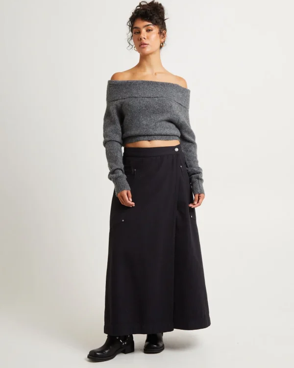 Cheap ALICE IN THE EVE Milly Off Shoulder Knit