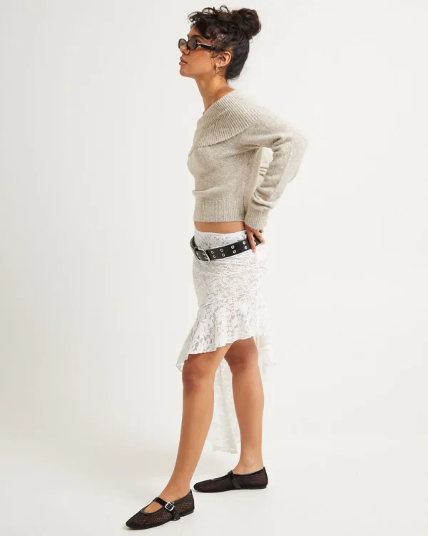 Shop ALICE IN THE EVE Milly Off Shoulder Knit