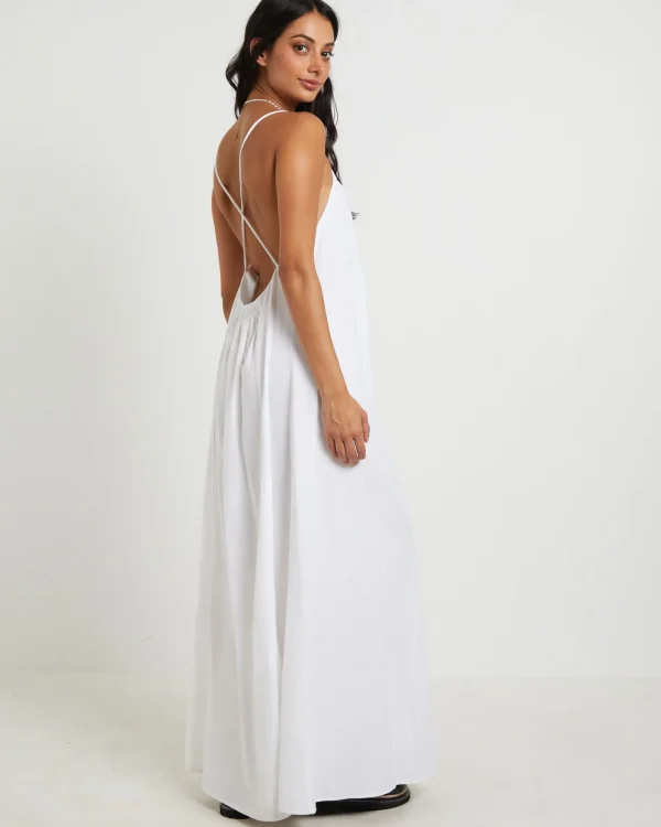 Cheap SUBTITLED Mischa Maxi Dress White