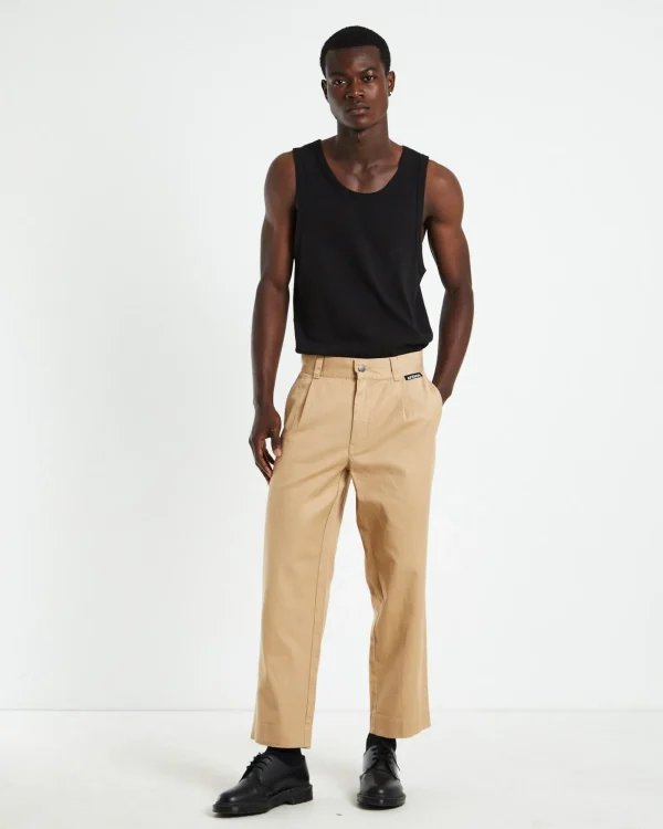 Sale AFENDS Mixed Business Suit Pants Tan